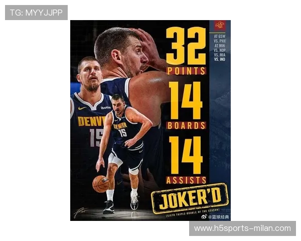 约基奇助攻小前锋轻松得分，掘金又一次打停对手